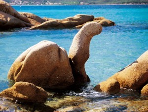 Roccia della tartaruga a Porto San Paolo