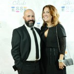 Direttore tecnico Alessandro Spiga e la sua partner fotografati alla Festa Club Esse 2015
