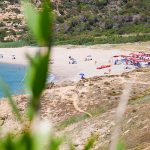 Vista della spiaggia privata a Monti Russu del Club Esse Gallura Beach