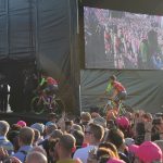 Cyclists moments before the Giro d'Italia Grand Depart