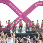 Squadre alla Presentazione Giro d'Italia 2017 ad Alghero