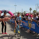 Ciclisti alla Partenza del Giro d'Italia 2017 ad Alghero