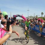 Ciclisti alla Partenza del Giro d'Italia 2017 ad Alghero