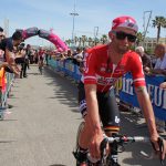 Ciclisti alla Partenza del Giro d'Italia 2017 ad Alghero