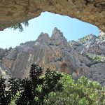 The walls even 400 meters high in Europe's largest canyon