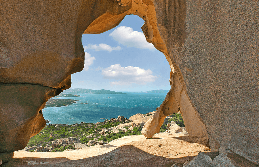 Vista su arcipelago La Maddalena Residence Capo d'Orso Palau