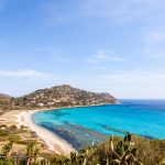 Vista sulla spiaggia di Torre delle Stelle a Maracalagonis in Sardegna