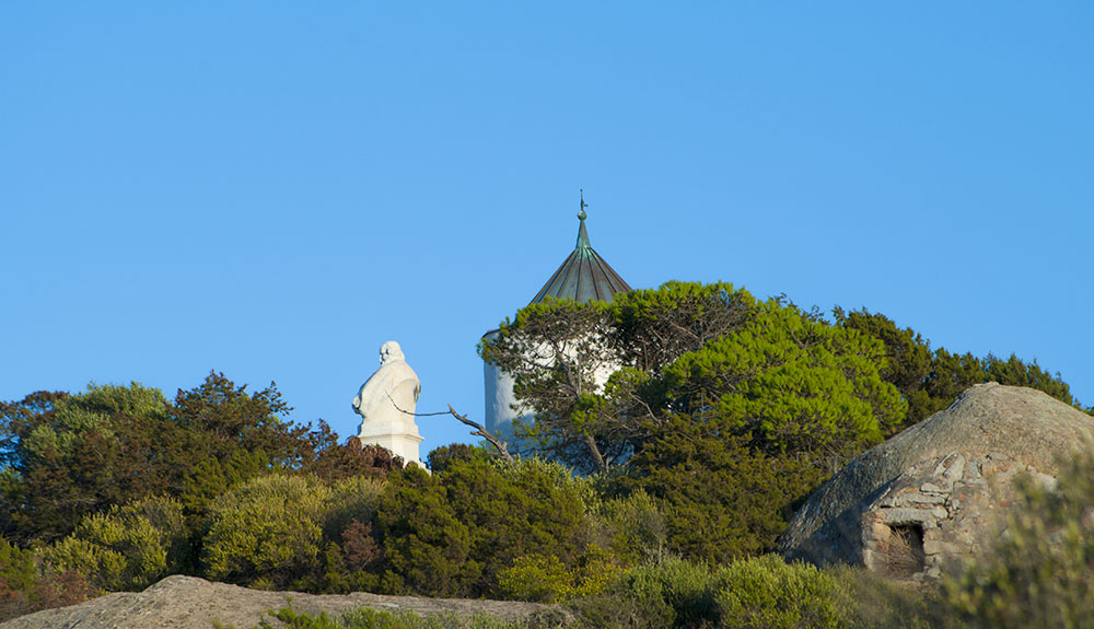 Vista della Casa di Garibaldi sull'isola di Caprera