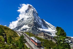 The summit of the Matterhorn