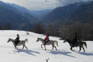 Passeggiate a cavallo in Valle d'Aosta