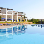 Swimming pool and accommodation at the Borgo Palmasera