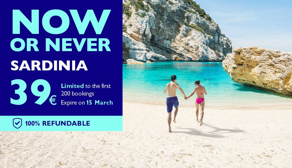 Now or never: on a beach holiday in Sardinia from 39 €