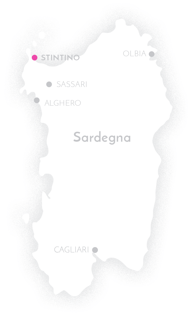 Mappa Il Gabbiano dove mangiare sulla spiaggia de La Pelosa Stintino