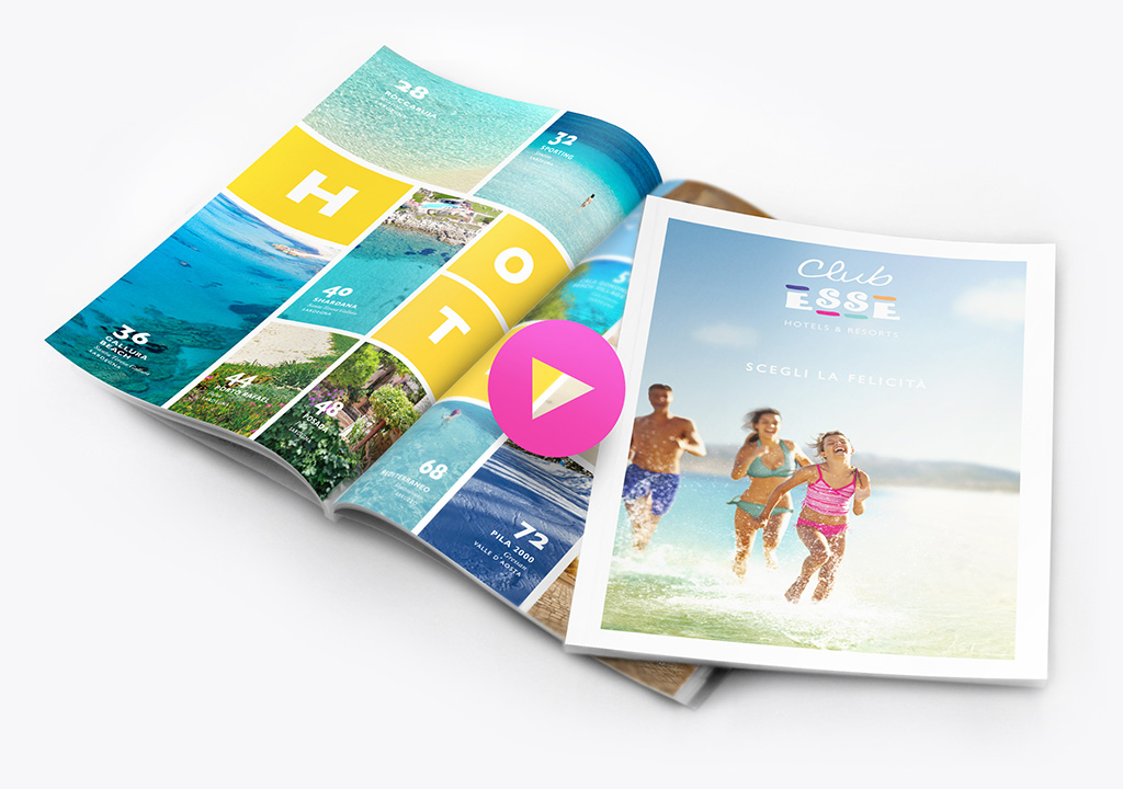 Club Esse 2022 holiday catalog mockup