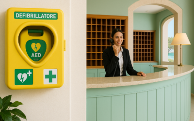 Strutture più sicure con l’installazione  di defibrillatori semiautomatici e staff formati